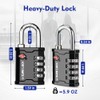 SURE LOCK TSA Accepted Heavy Duty Big Combination Luggage Padlock