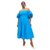 City Chic Women's Plus Size Dress-Rosalee, Azure, 14