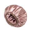 Alnorm Long Satin Bonnet Sleep Cap - Double Layer Soft