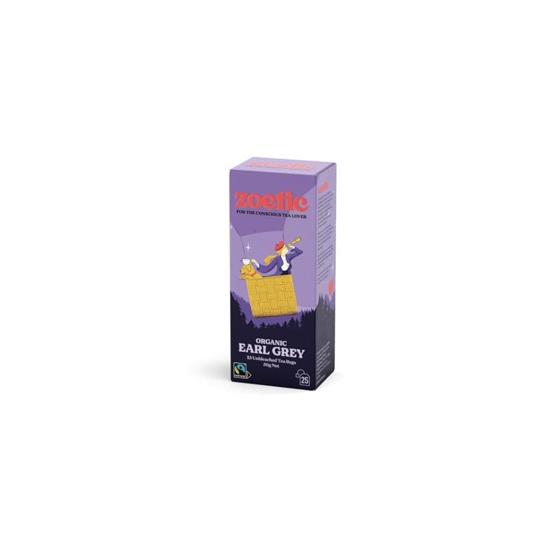 Organic Earl Grey Tea Bags 25 Pack