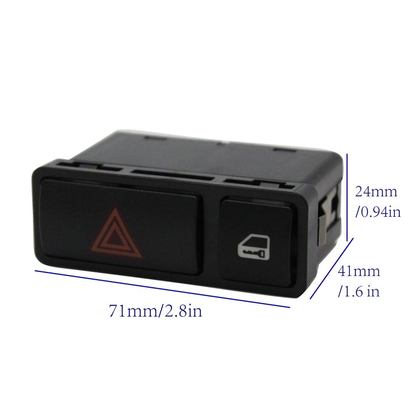 TAKPART Hazard Switch Locking Switch Central Locking for E46 E53