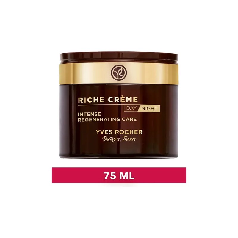 Yves Rocher Crema Facial Antiedad Riche Creme Fórmula Vegana Nutre