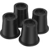 Abizarch 4 Pack Bed Risers 3.3 Inch, Adjustable Round Bedding