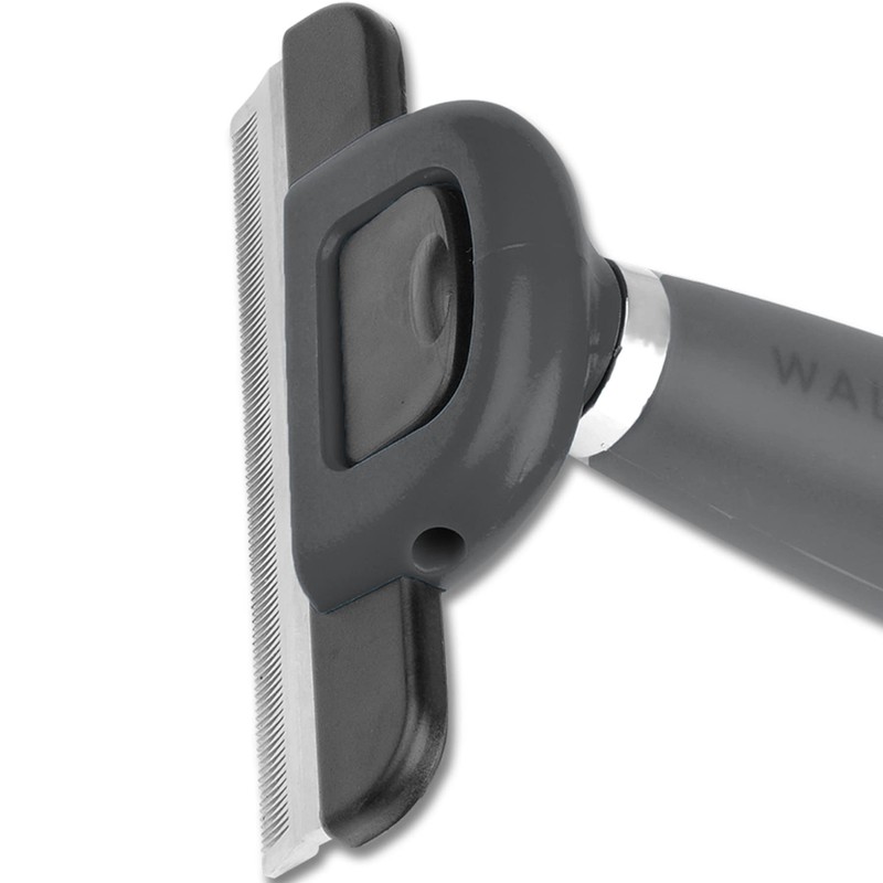 WALDHAUSEN Fellwechselkamm mit Gelgriff, schwarz, XL, schwarz