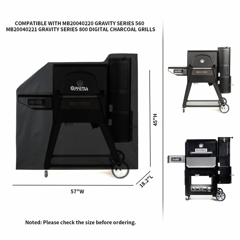 UPFETIA Grill Cover for Masterbuilt Gravity Series 800, Masterbuilt 560