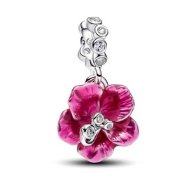 Yuscorai Hibiscus Charm For Bracelets And Necklaces Birthdays Jewelry Women's Bead Charms Valentine's Day And Mothers Day Charms