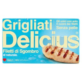 Delicius Grigliati Filetti di Sgombro al naturale 90 g