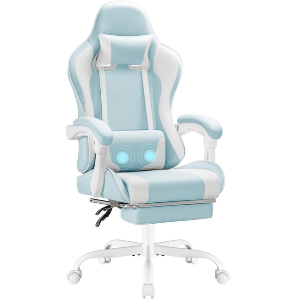 Homall Gaming Chair, Video Game Chair with Footrest and Massage