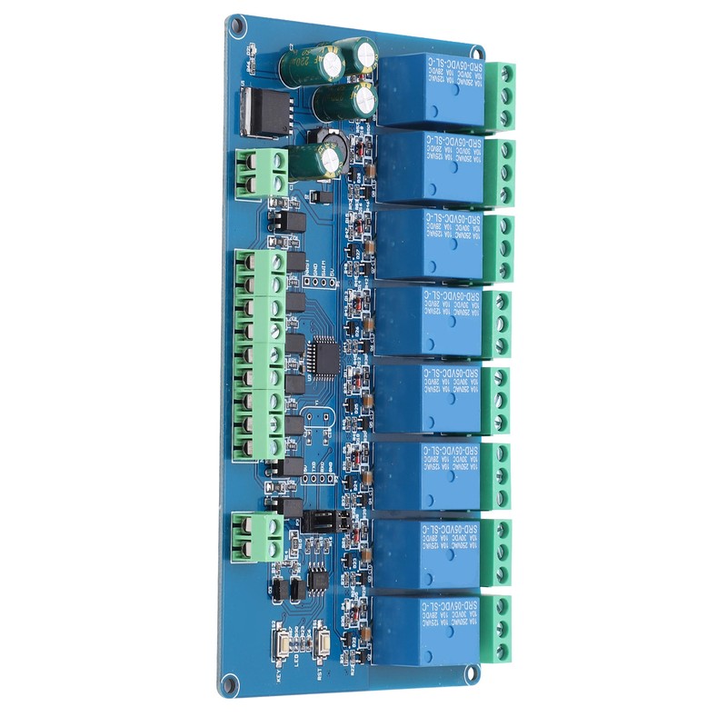 Relay Module 8 Channel Optocoupler Input Signal Detection Electronic Component