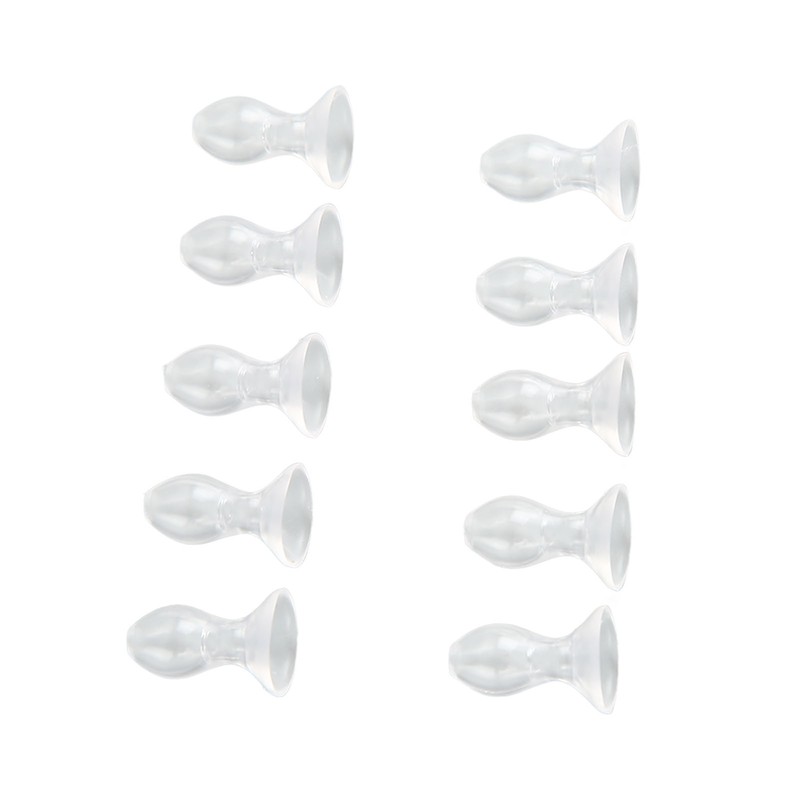 10pcs Hearing Amplifier Dome Silicone Ear Tip Earplug Replacement Accessory