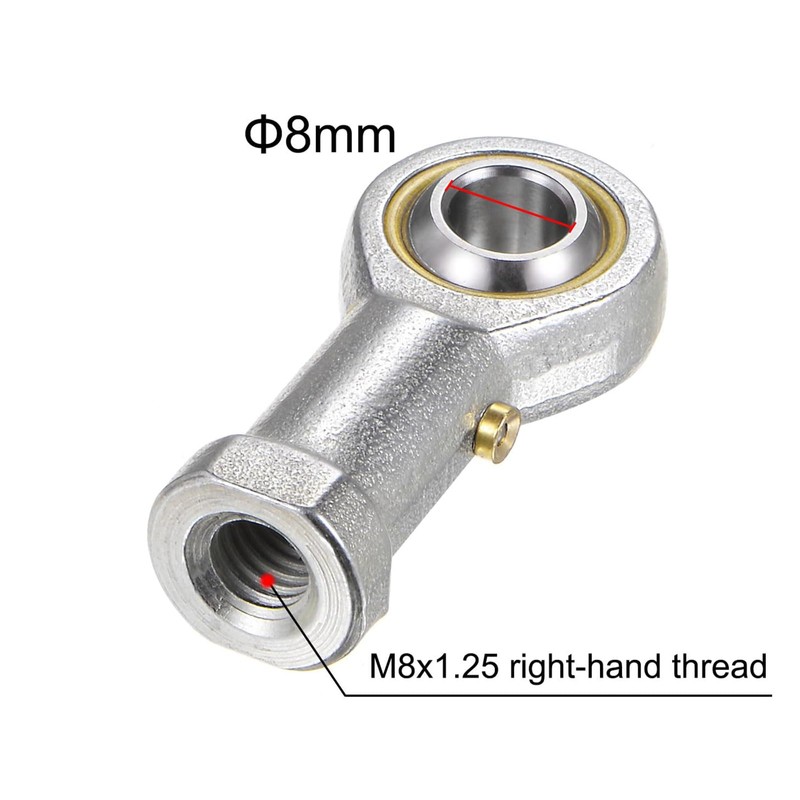 TA-VIGOR 2Pcs PHS8 M8 Female Rod End Bearings, Spherical Rod