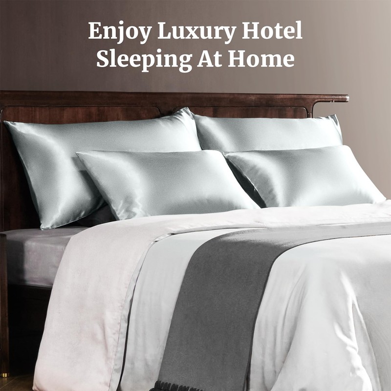 Qnoon Bedding Queen Pillow Cases - 2 Pack