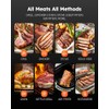 Termómetro inteligente inalámbrico Bluetooth para carne, base independiente, 6 sensores