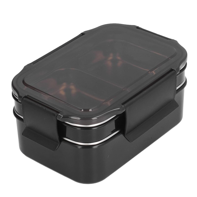 304 Stainless Steel Double Layer Insulated Lunch Box with Compartment