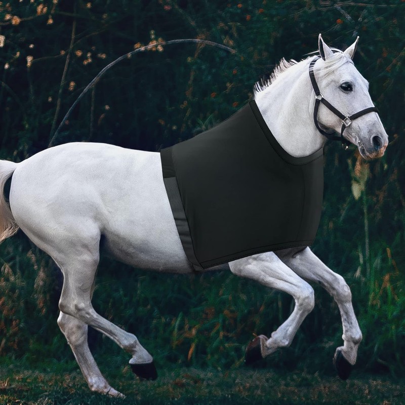 Zerodis Horse Shoulder Protection, Ponytail Shoulder Protection, Breathable, Machine Washable,