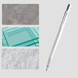 1Pc Pocket Scriber Pen Portable Carbide Tipped Scriber Etching Engraving Tool Metal Sheet Engraver Scribe Tool for Glass Ceramics Metal Sheet