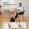 HUANUO Adjustable Foot Rest, Wedged-Shape Foot Stool Under Desk, Footrest