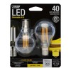 Feit Electric BPA1540N/827/LED/2 Decorative Clear Glass Filament LED Dimmable 40W