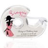 WEZCHUGHAOL Double-Sided Cloth Tape with Dispenser – 16.5 Ft Transparent