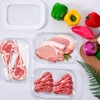 Qulkws 6 Pcs Deli Meat Container for Fridge Stackable Bacon