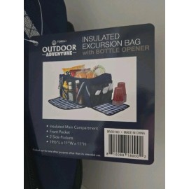 Torelli Outdoor Adventure Insulated Excursion Picnic Bag with Bottle Opener New