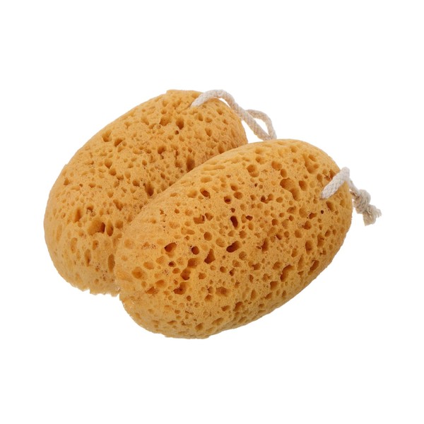 SAFIGLE 2pcs Soft Exfoliating Bath Sponge for Deep Cleansing Gentle