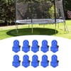 10Pcs Trampoline Enclosure Pole Cap with Screw Thumb Safety Rail