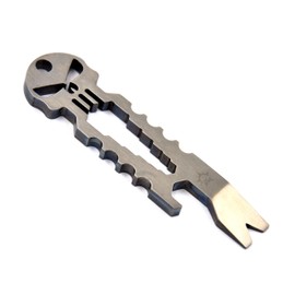 BANG TI Titanium EDC Pry Bar with Bottle Opener Function (PunisherPB)