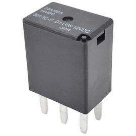 3-Pack 301-1C-C-D1-U05 Relay - 35A 12VDC 5-Pin SPDT Automotive Relay - Multi-Purpose Use for Lights/Fans/Pumps - Compatible with Universal 12V Systems (Replaces Hella 4RD 933 332-04)