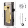 Reetsing 4 Torch Jet Flame Lighter with Punch & Holder