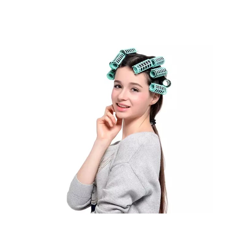 30Pcs 헤어 롤러 세트 자기 지주 미용 Curlers DIY 곱슬