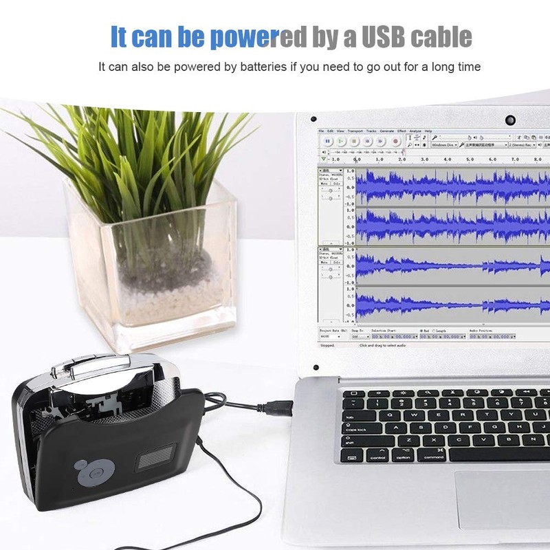 Cassette Player, Portable USB Tape Converter from Tapes to MP3