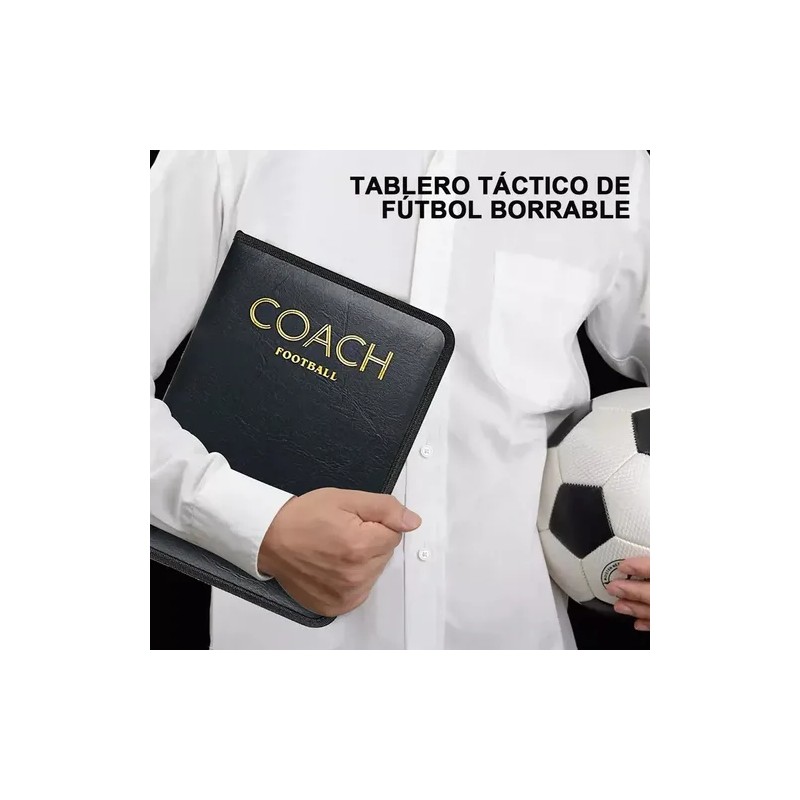 Pizarra Táctica Magnética Plegable para Entrenadores de Fútbol con Accesorios