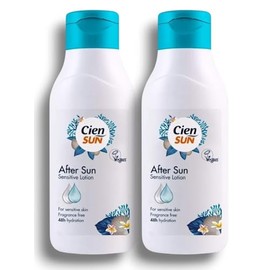 2x Ciēn Sun - Lidl | After Sun - Sensitive Lotion | Vegan - Fragrance Free | 48h Hydration | 250mL Each