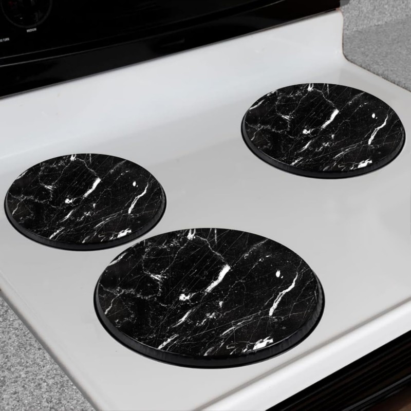 Gas Stove Burner Covers,Set of 4,Covers for Electric Stovetop Kitchen,8