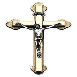 CA Gift NC230TT 4" Metal Cross with 2-Tone Figure