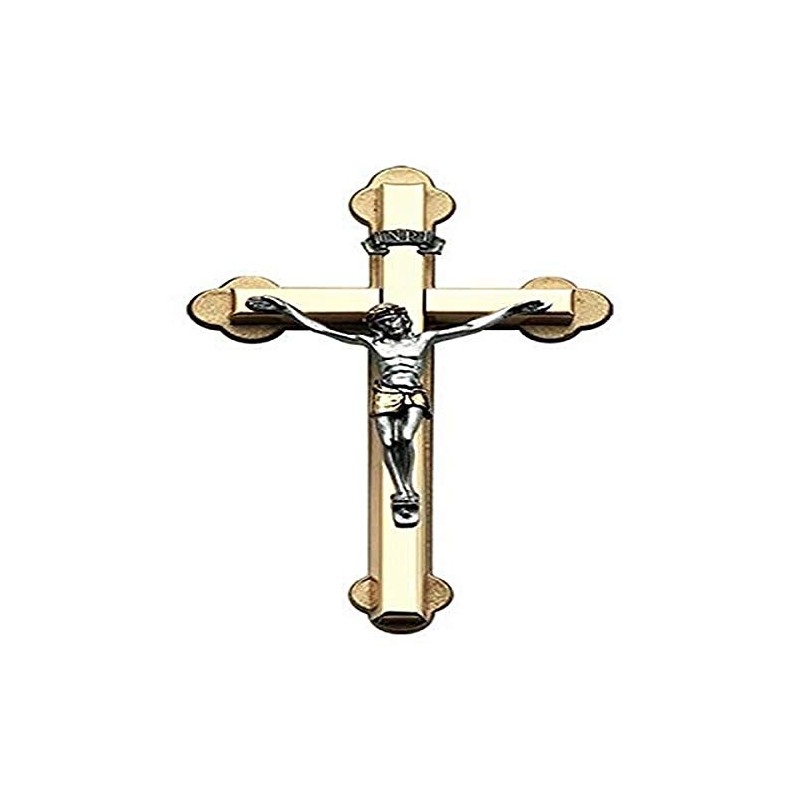 CA Gift NC230TT 4" Metal Cross with 2-Tone Figure