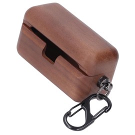Wood Earbuds Case, Wood Protective Case for AZ80 Fine Polished Shockproof for Outdoor Use