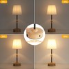 MEIXISUE Cordless Rechargeable Table Lamp with Dimmer,Portables Battery Operated Table