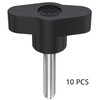 10 PCS M6 Handle Nuts,One Shape Clamping Screw Knobs