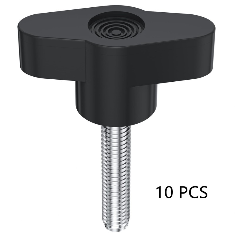 10 PCS M6 Handle Nuts,One Shape Clamping Screw Knobs
