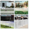 ECOOPTS 36" H x 84" W Vinyl Picket Fence Panels