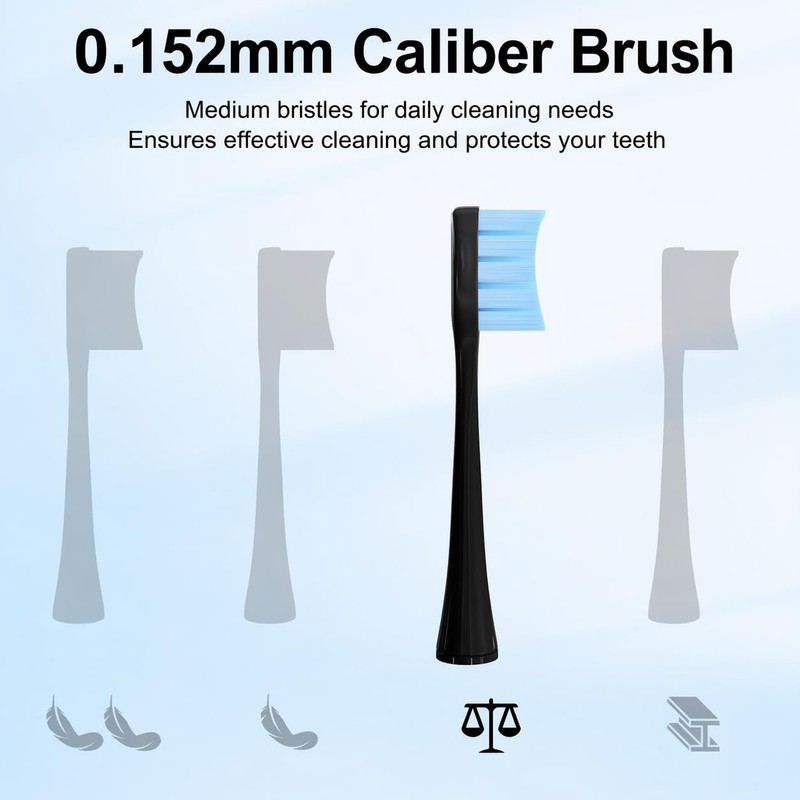 Compatible with 7MAGIC Electric Toothbrush Replacement Brush Heads,for 7MAGIC Electric