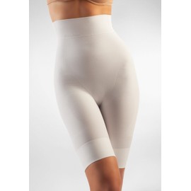 Farmacell 613 Pharmacel Shape High Waist Shape-Up Cotton Stretch Pants, white