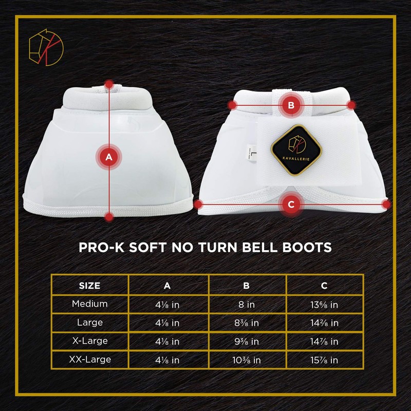 Kavallerie PRO-K - Botas de protección para pezuñas suaves, con