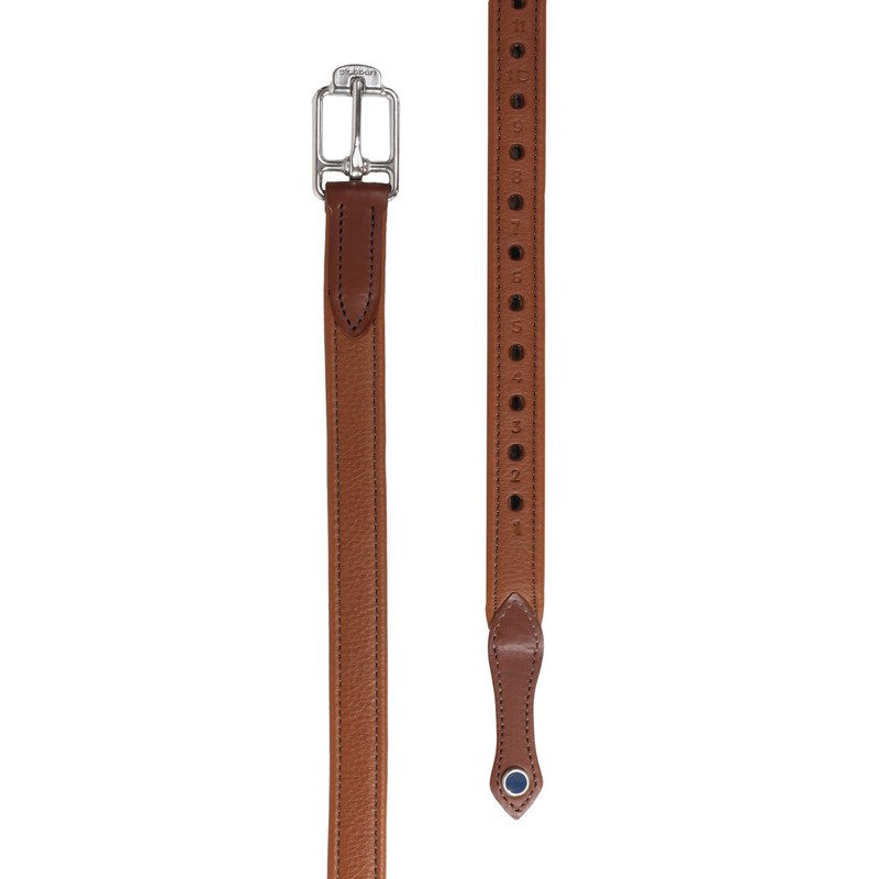 Stübben Stirrup leathers de Luxe - black - 57"·145cm ·