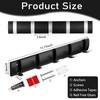 Wesiti 2 Pack Wall Mounted Coat Rack, Floating Door Wall