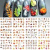 Fall Nail Art Stickers, Autumn Nail Art Water Decals Transfer