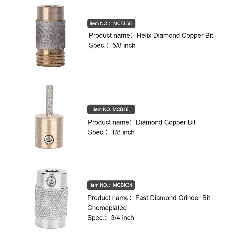 Diamond Grinding Bit Stained Ceramic Glass Abrasive Tool for Inland