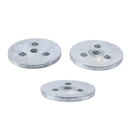 Ausi 2 Set Weighted Pool Skimmer Plate,Pool Zinc Anode Weight Plate for Outdoor Cleaning,Float Filter Accessories